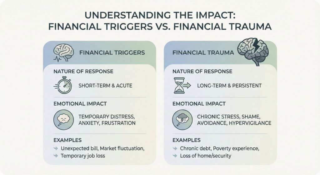 Financial Triggers vs. Financial Trauma: What’s the Difference?